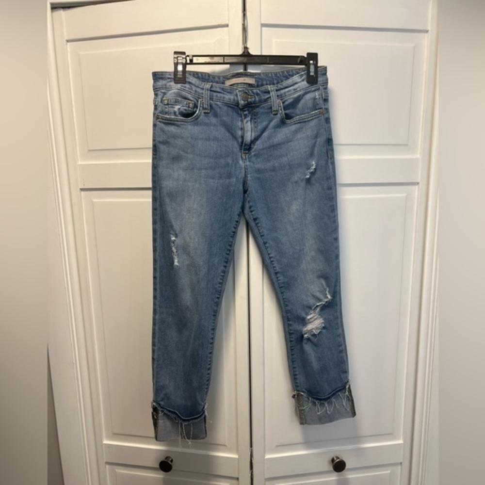 Joe’s Jeans Cuff Crop Jeans Size Women’s 28 Color Blue